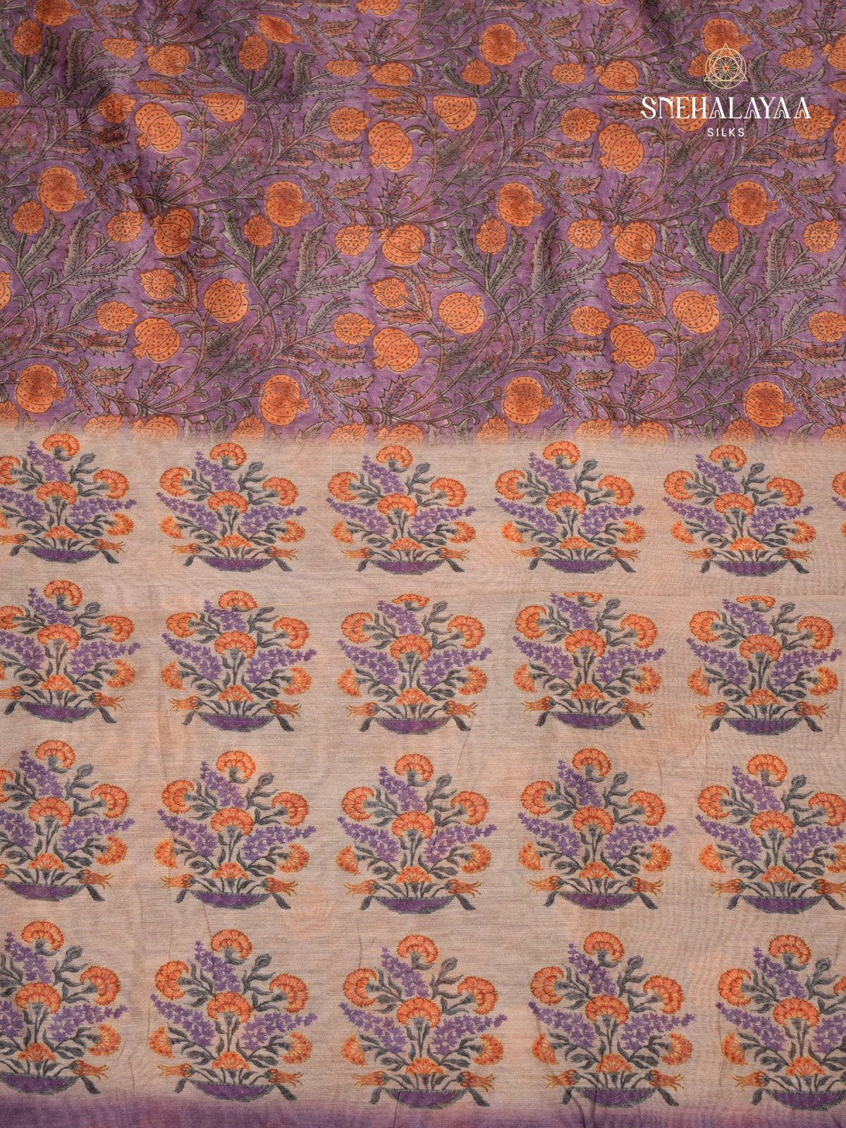 Light Blue Chanderi Saree