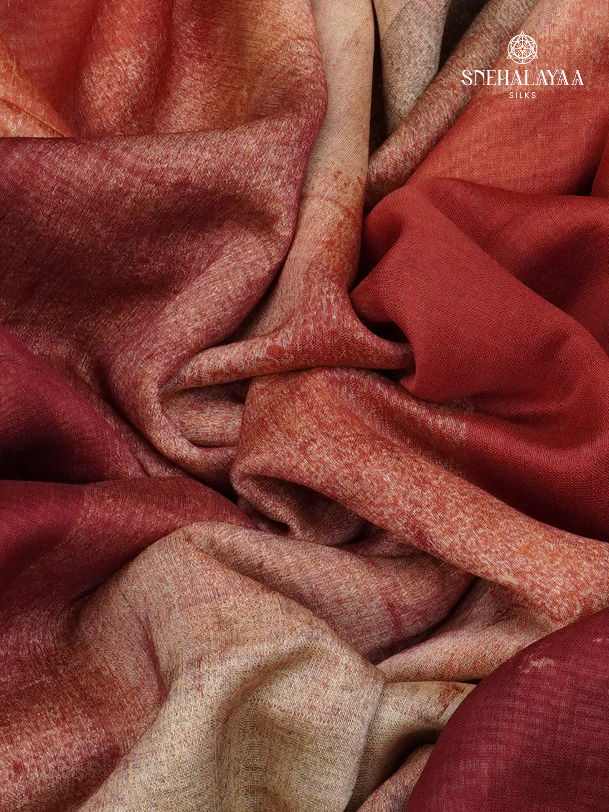 Maroon Chanderi Saree