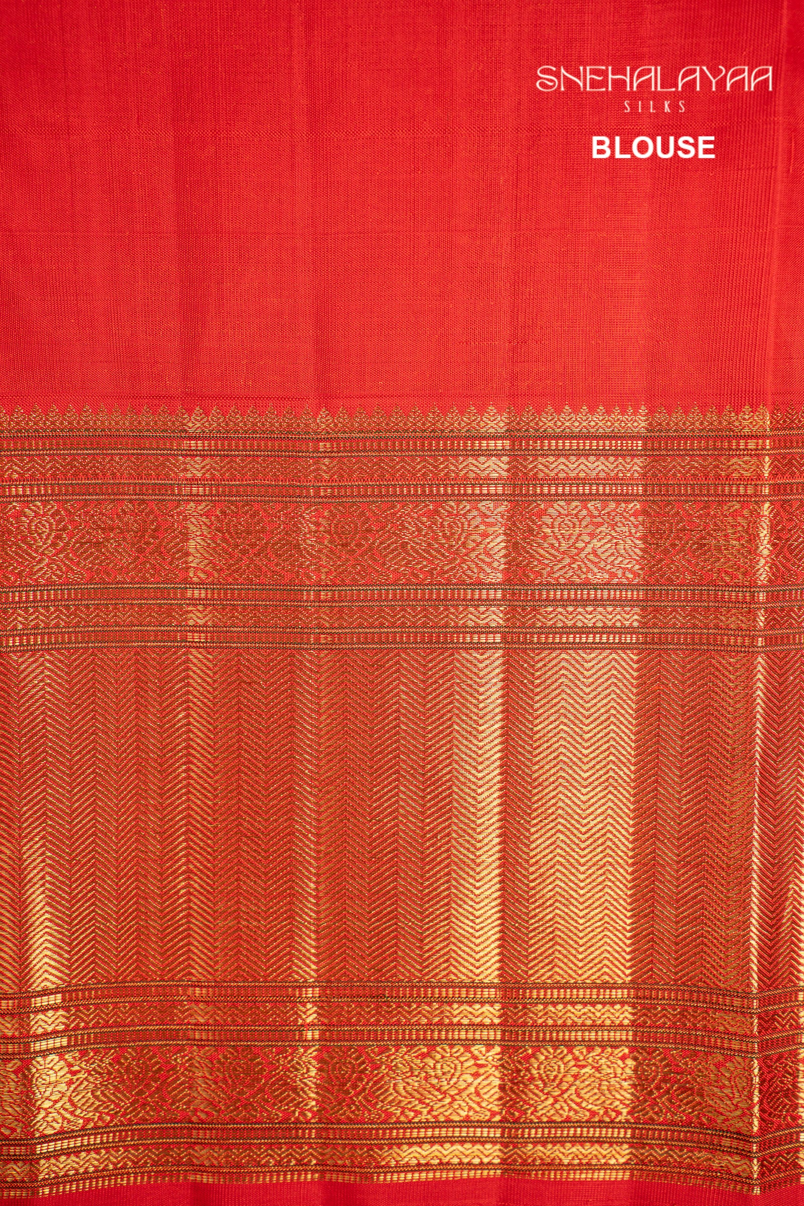 Red Kancheevaram Silk Saree