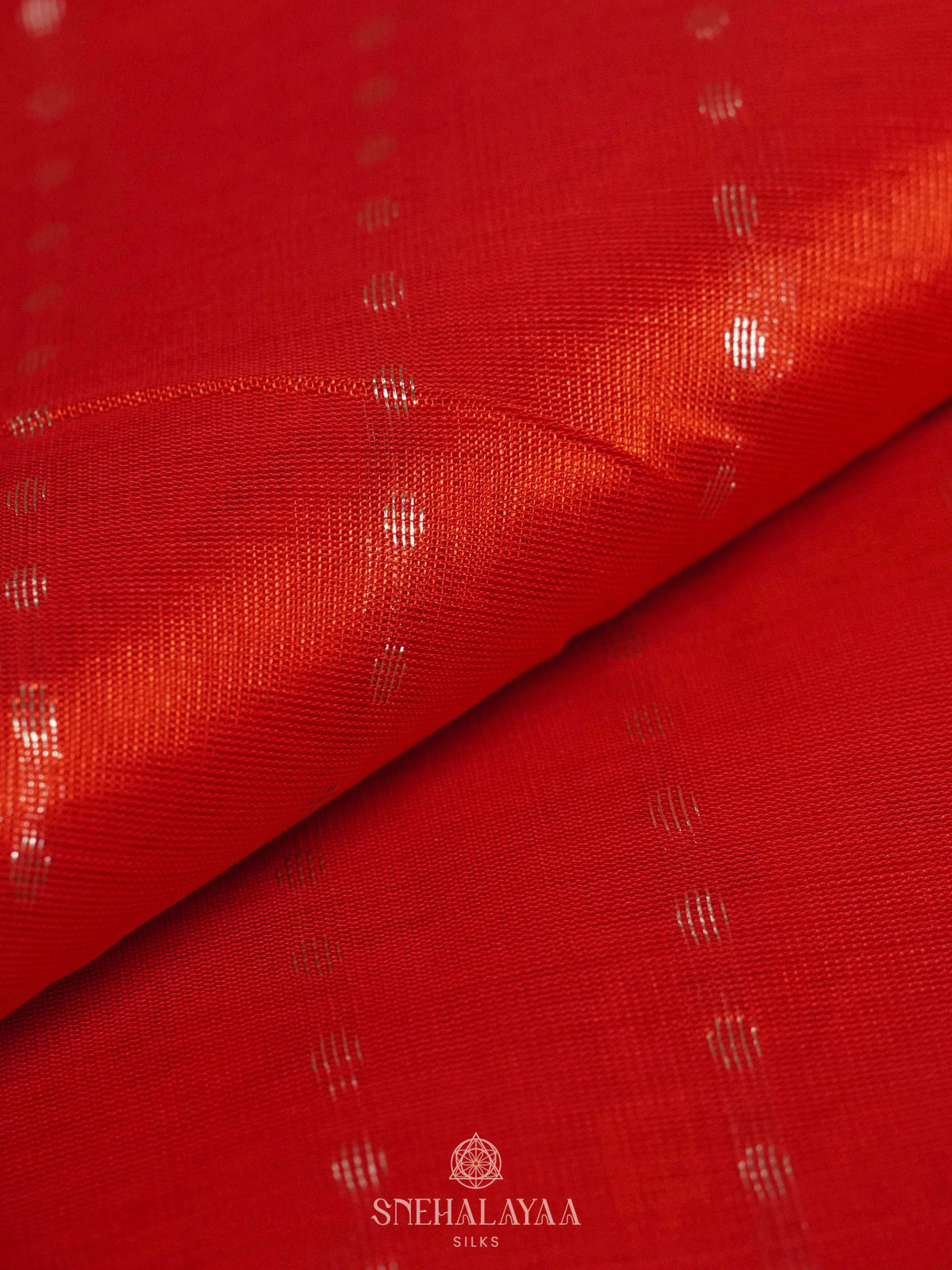 Rust Orange Managalagiri Kuppadam Silk Saree