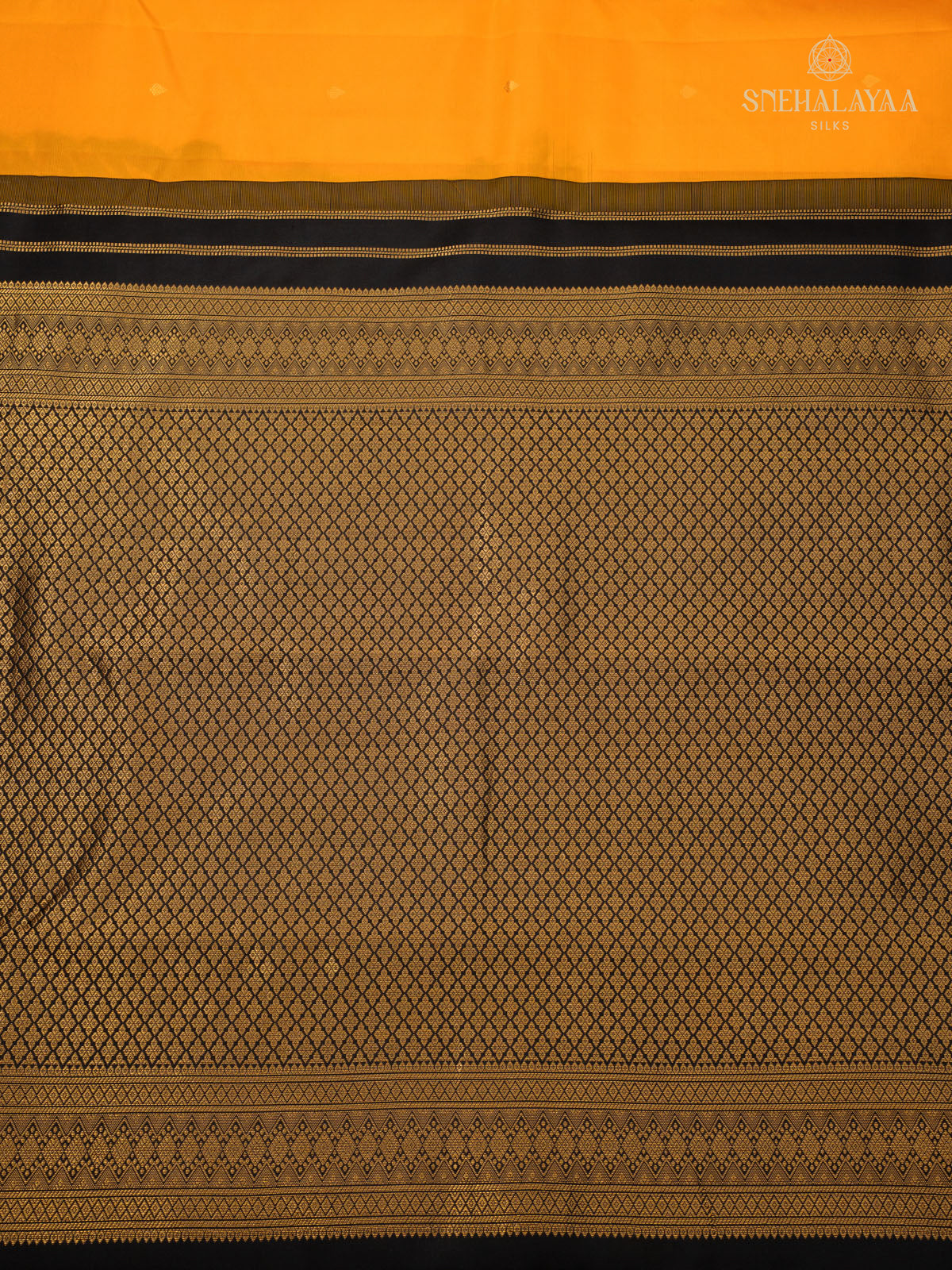 Orange Kanjivaram Silk Saree