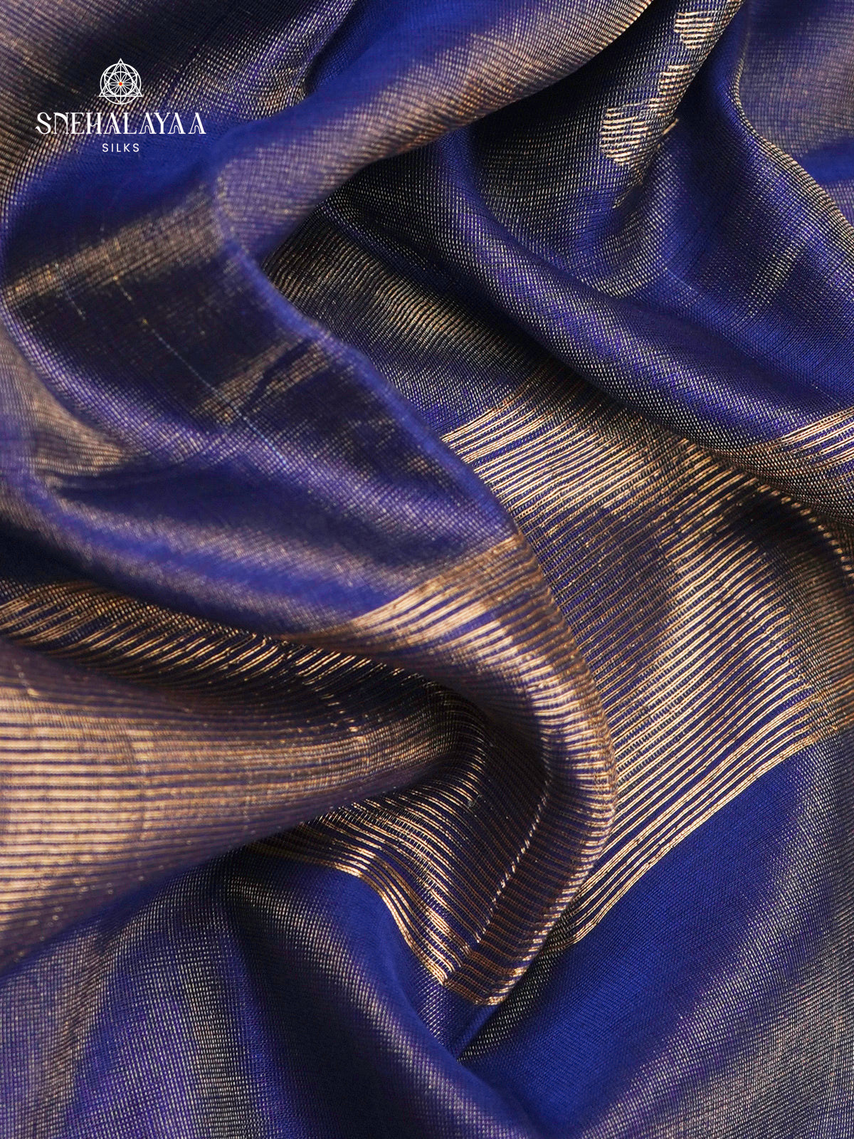 Blue Maheshwari Silk Cotton Saree
