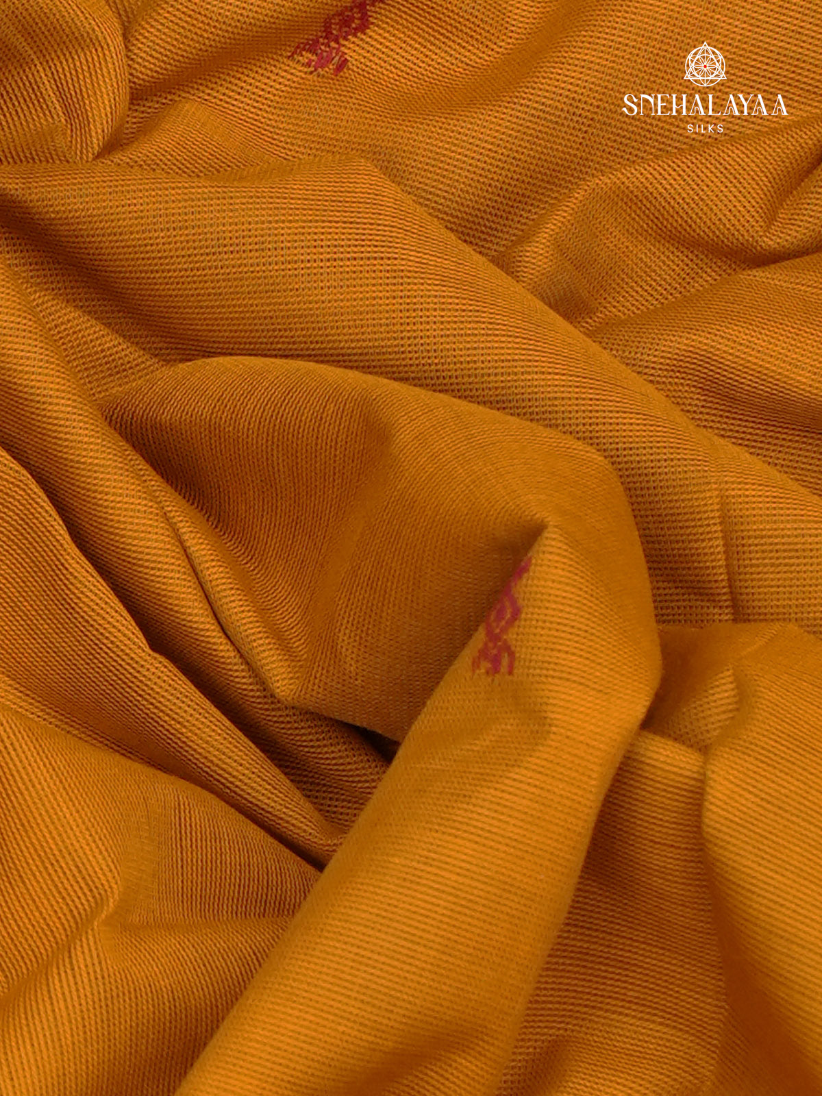 Mustard Yellow Chettinad Cotton Saree