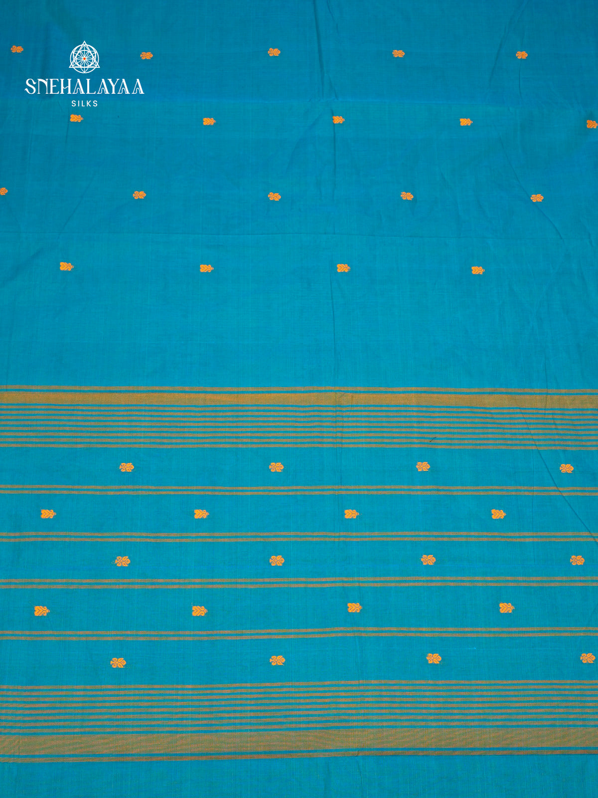 Blue Chettinad Cotton Saree
