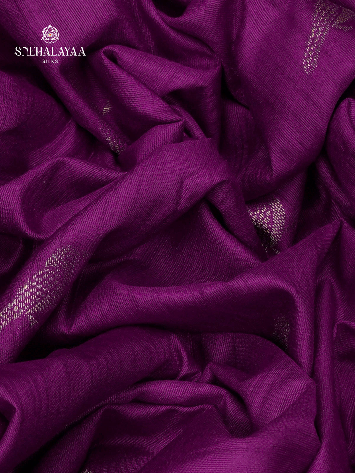 Violet Banaras Dola Silk Saree