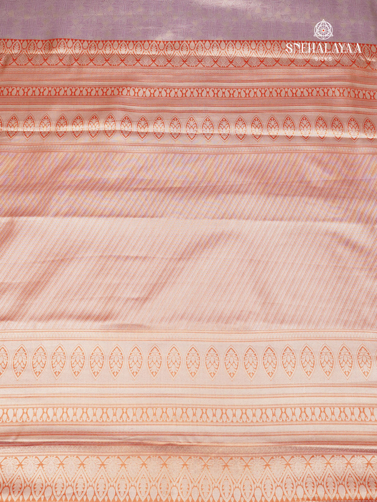 Lilac Art Silk Saree