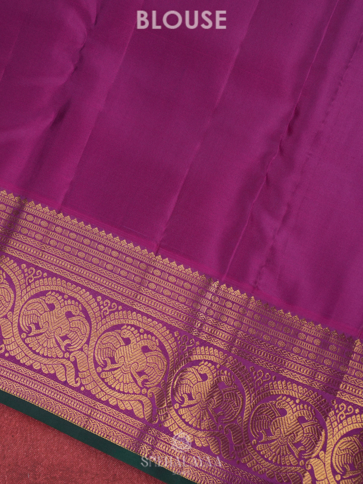 Purple Kanjivaram Silk Saree