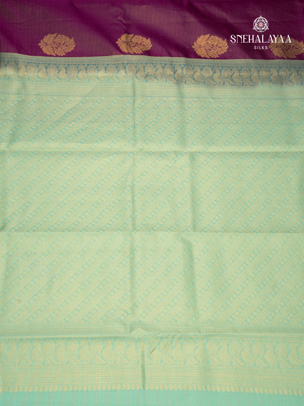 Burgundy Kanjivaram Silk Saree