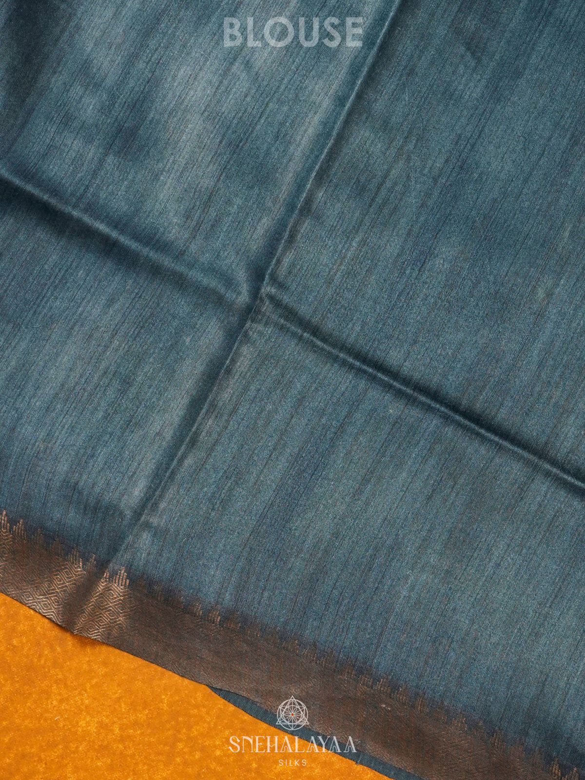 Black Munga Tussar Saree