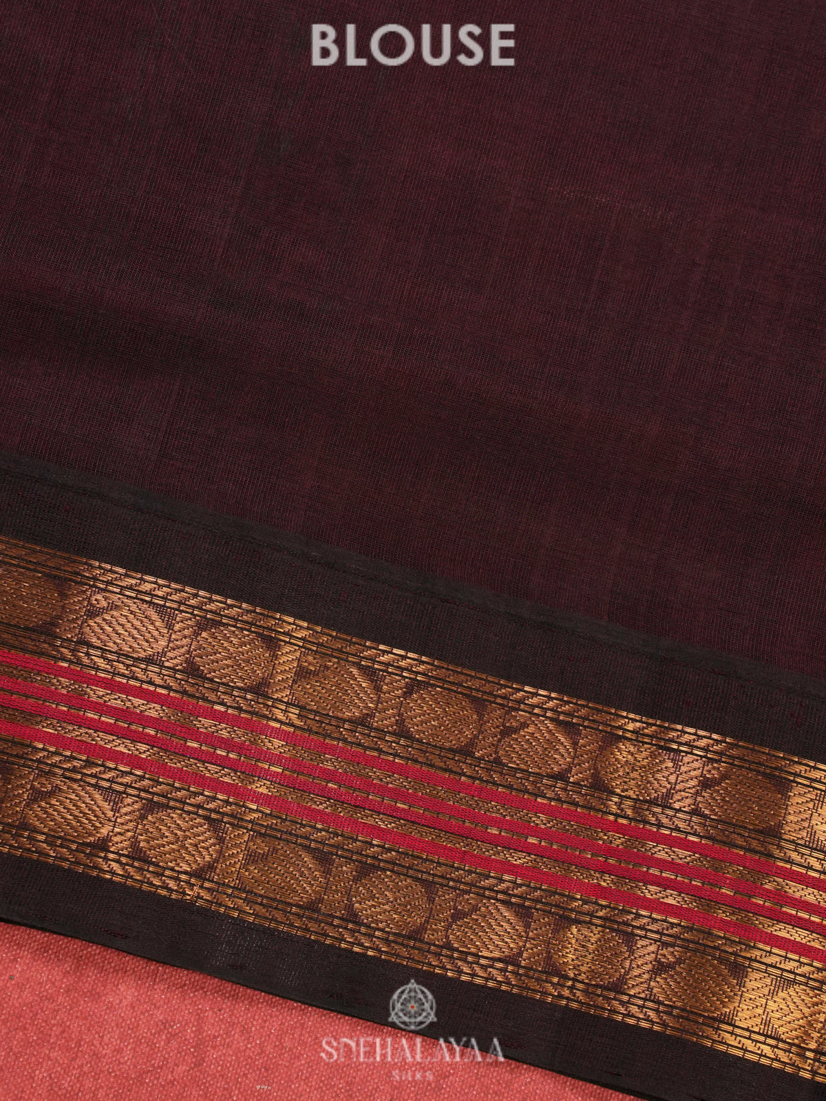 Peacock Blue Kanchi Silk Cotton Saree