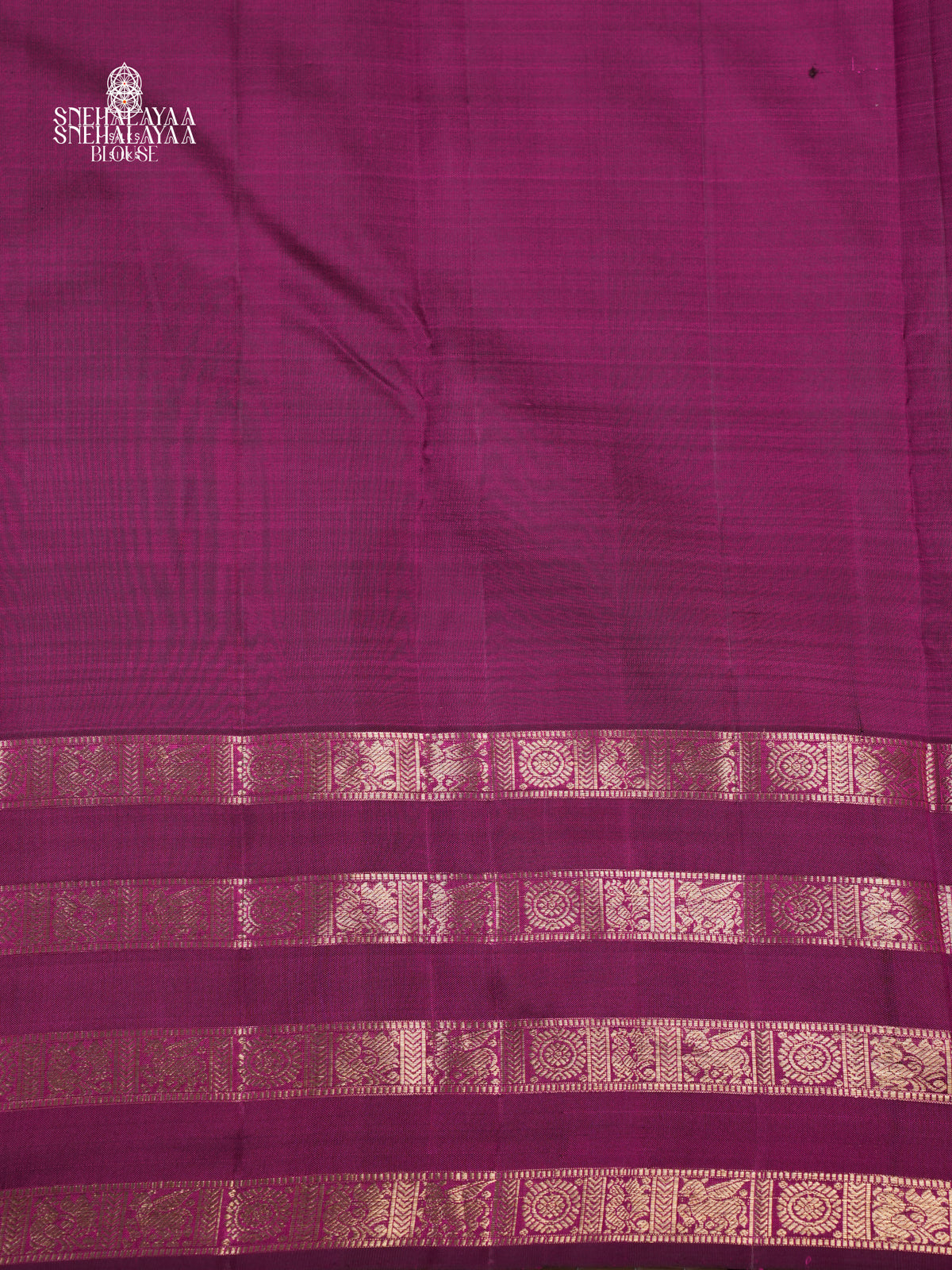Purple Kanjivaram Silk Saree
