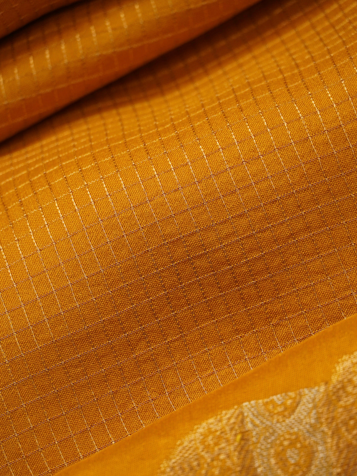 Yellow Banaras Silk Saree