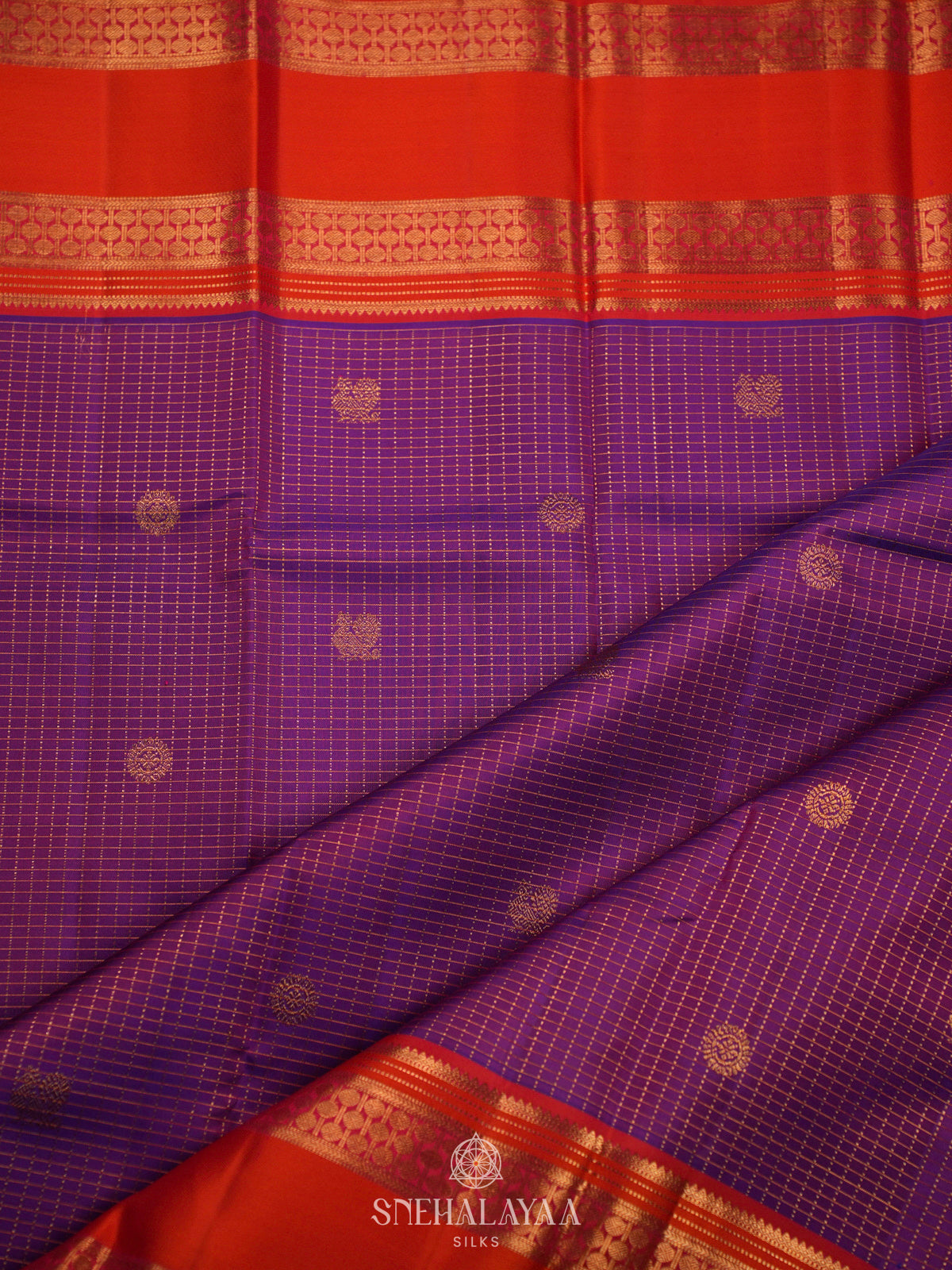 Lavender Kanjivaram Silk Saree