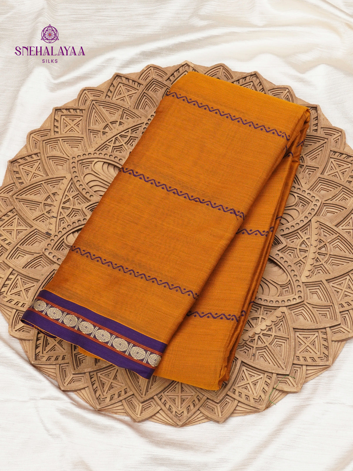 Yellow Narayanpet Cotton Saree