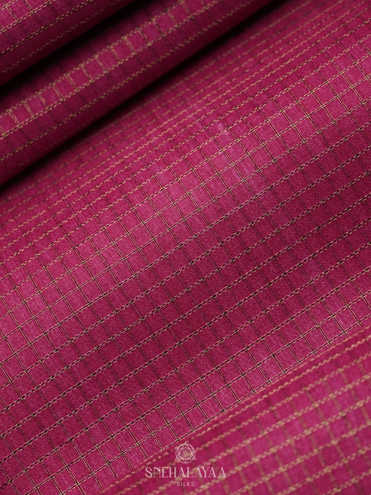Pink Tussar Saree
