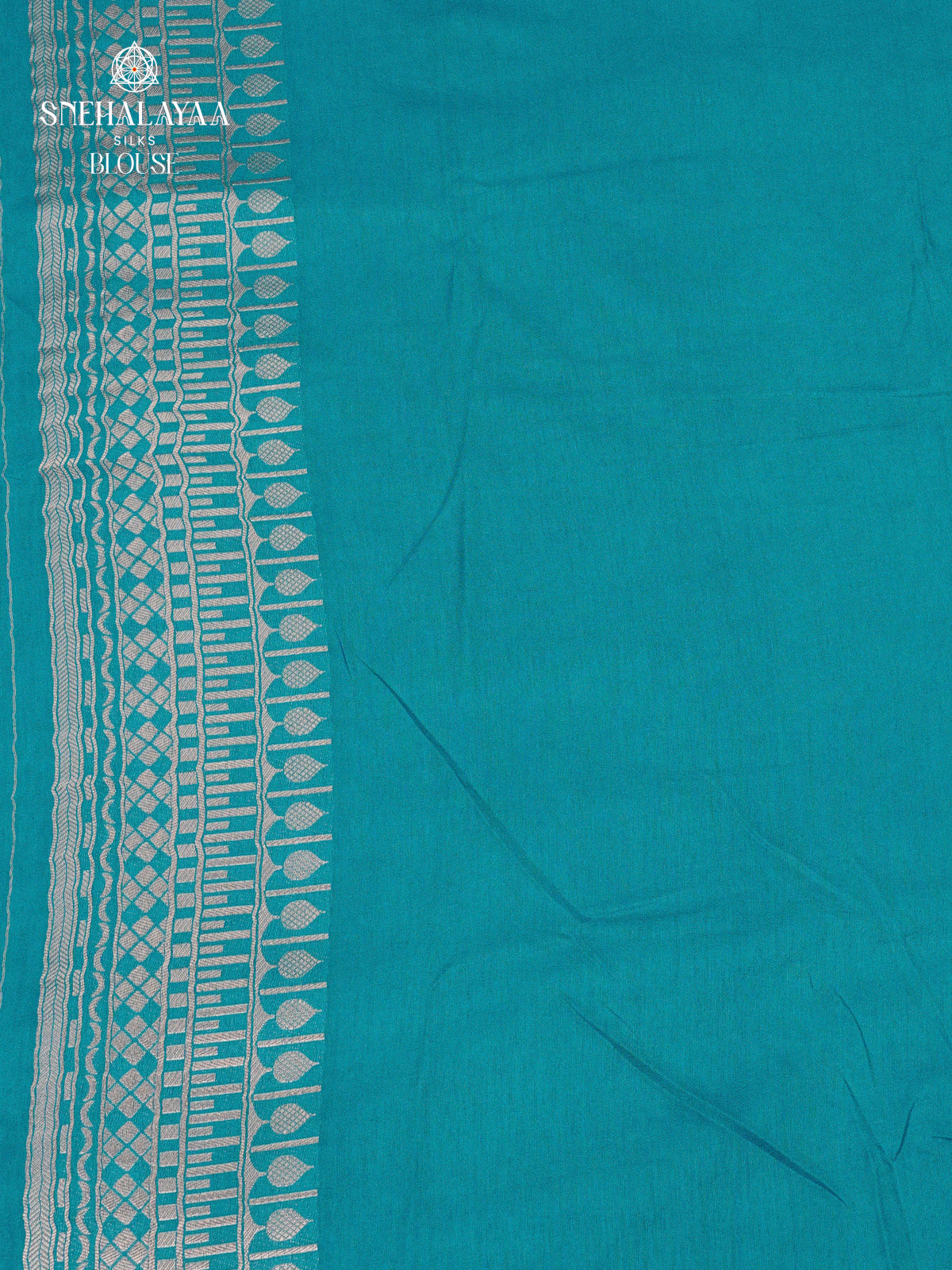 Blue Raw Silk Saree