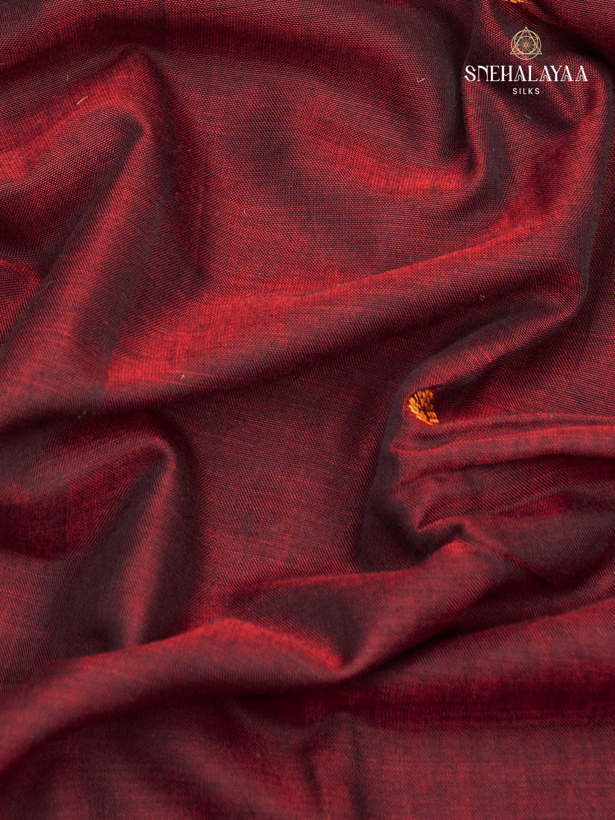 Maroon Narayanpet Cotton Saree