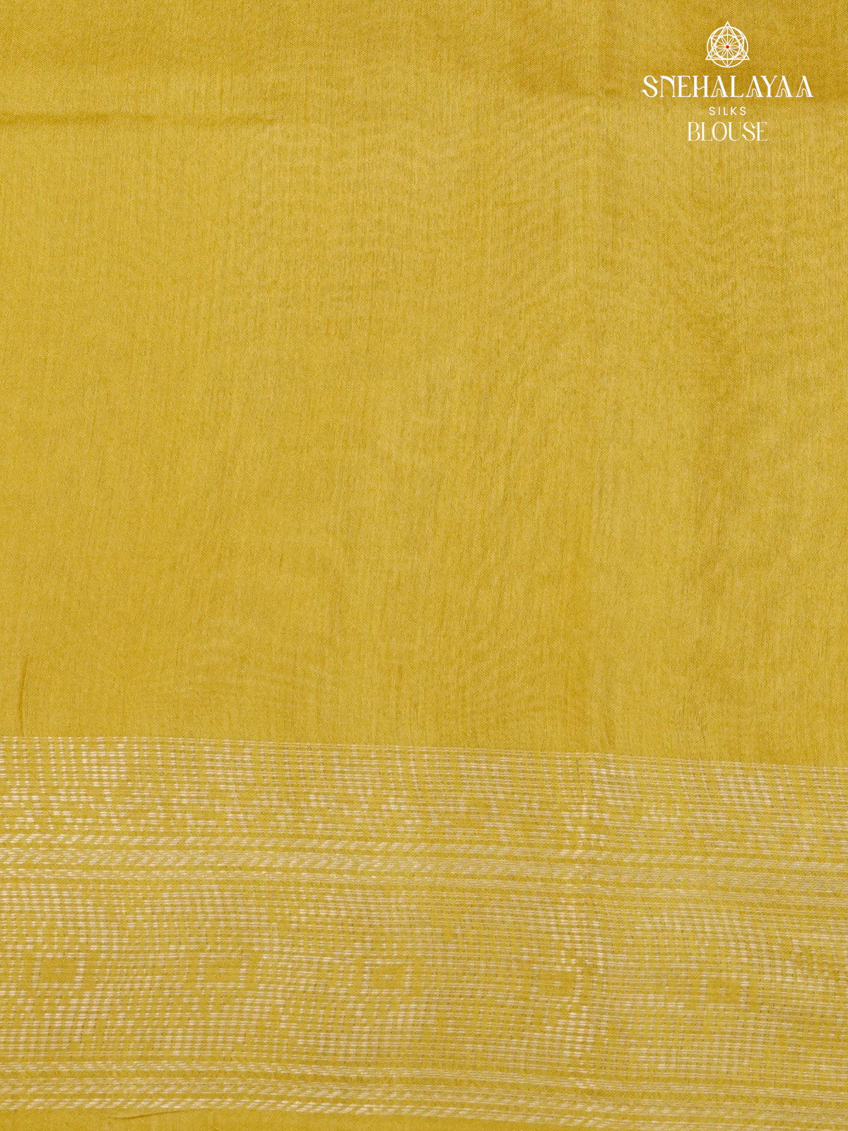 Yellow Bamboo Silk Saree