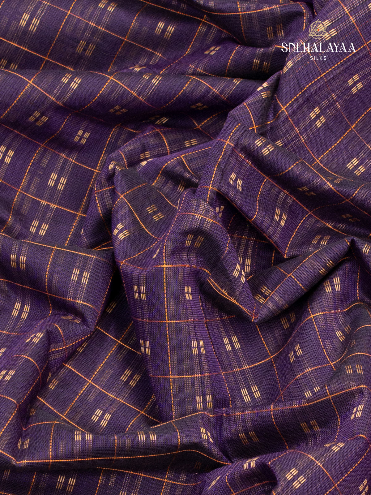 Purple Kanchi Cotton Saree