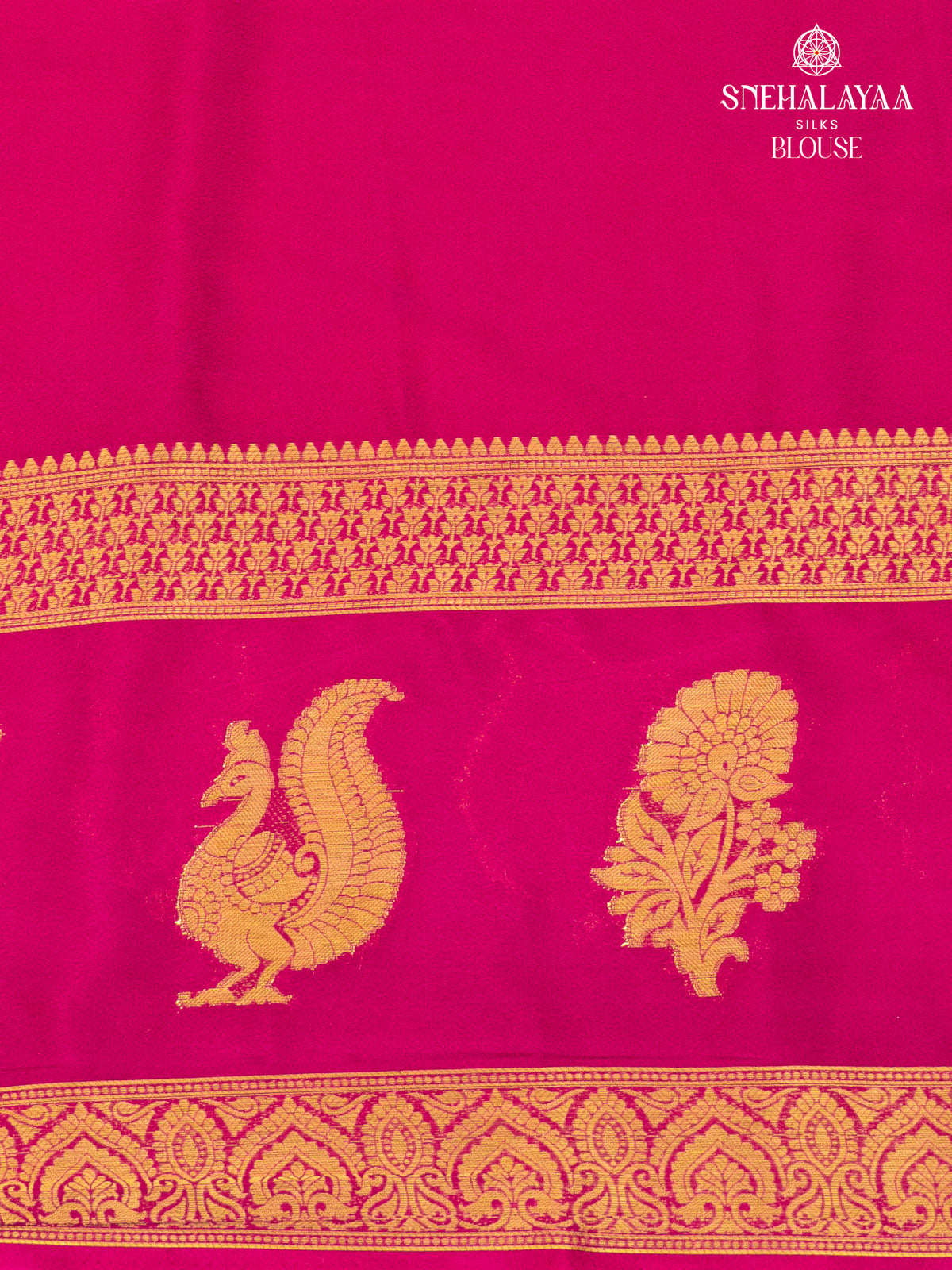 Cream Mysore Silk Saree