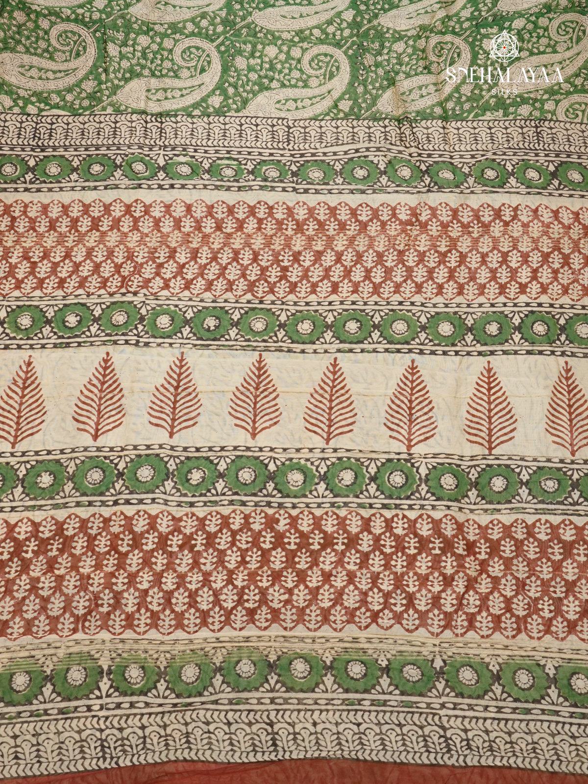 Pastel Green Chanderi Saree