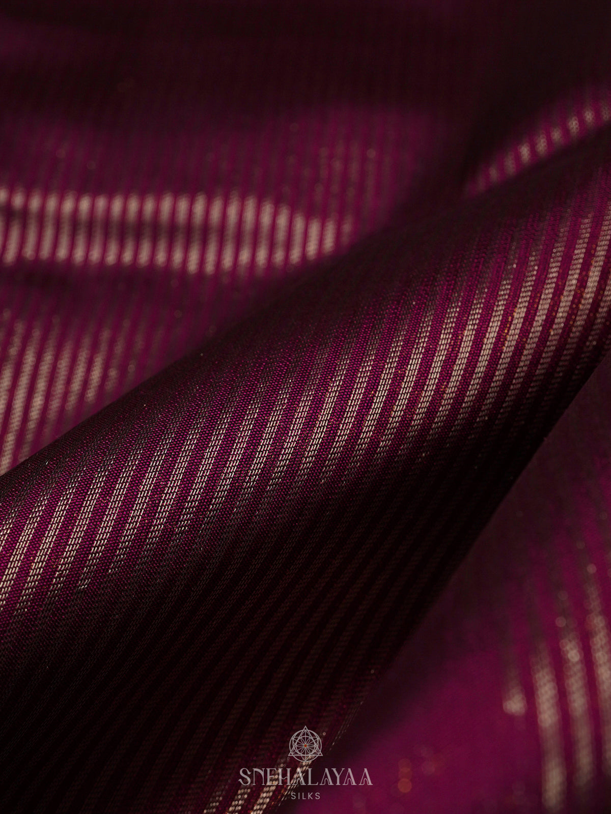 Burgundy Kanjivaram Silk Saree