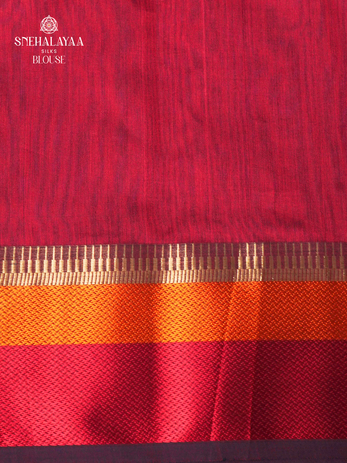 Royal Blue Maheshwari Silk Cotton Saree