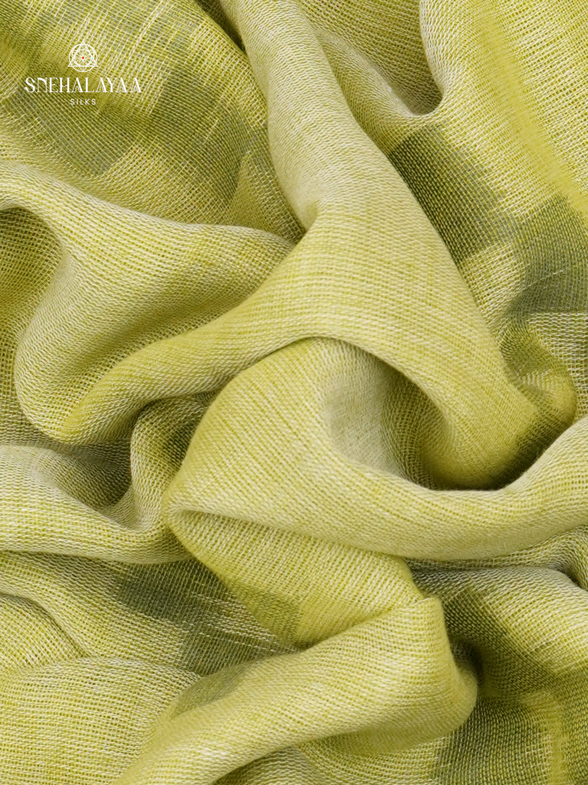 Pista Green Sambalpuri Cotton Saree