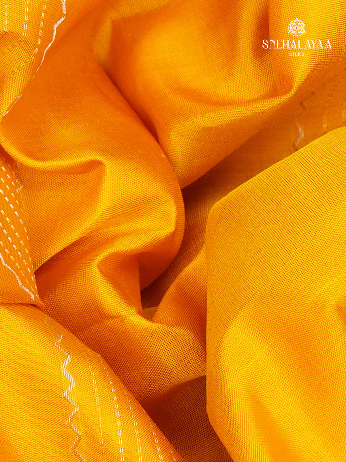 Yellow Kanjivaram Soft Silk Saree