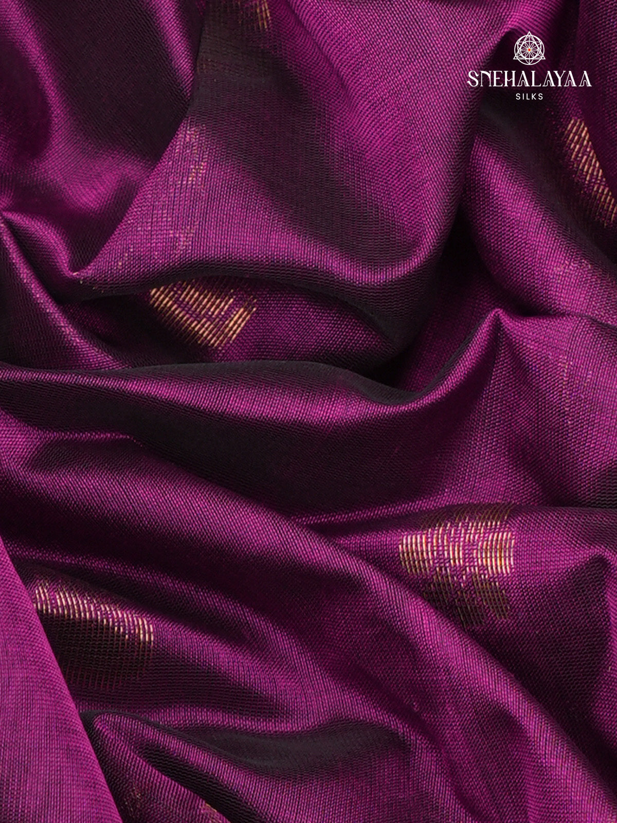 Purple Kanchi Silk Cotton Saree