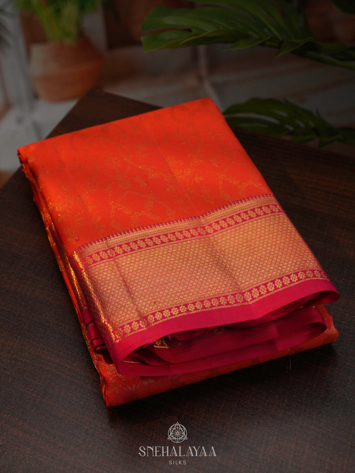 Pink Kanjivaram Silk Saree