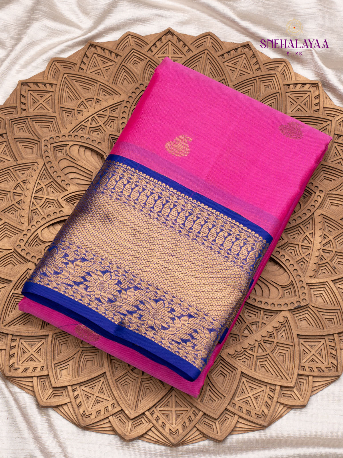 Pink Kanjivaram Silk Saree