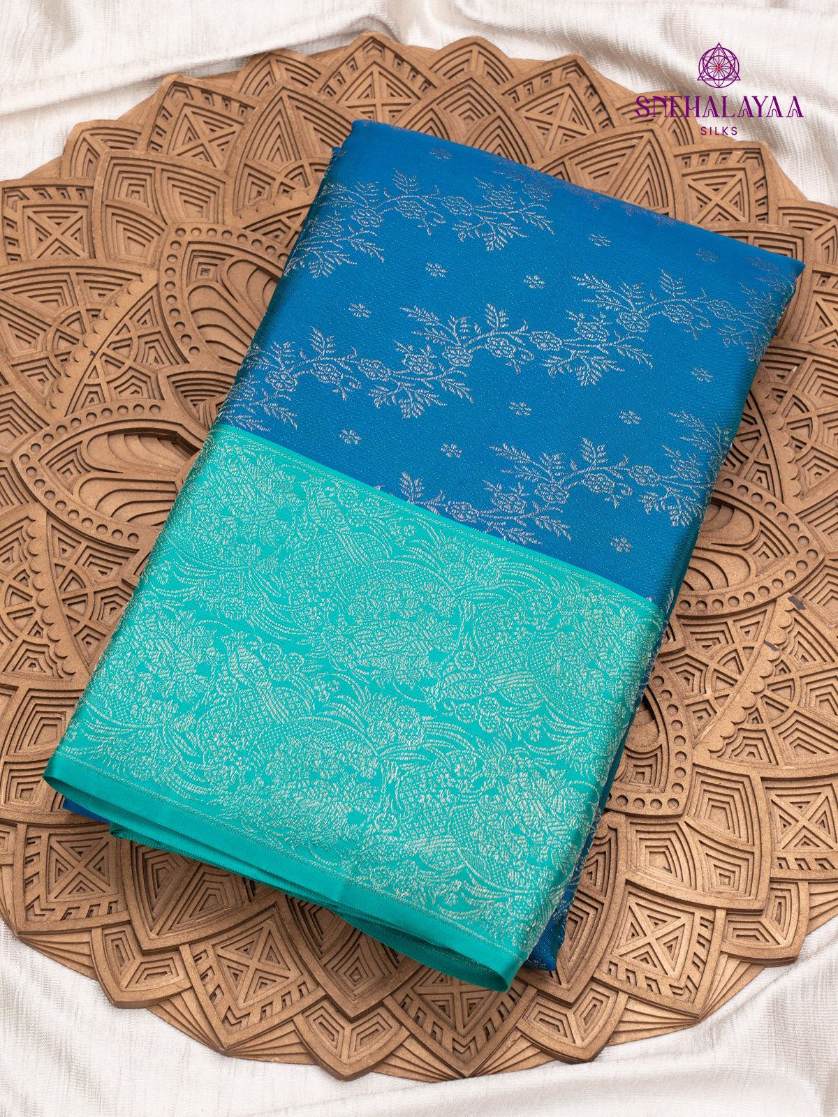 Blue Kanjivaram Silk Saree