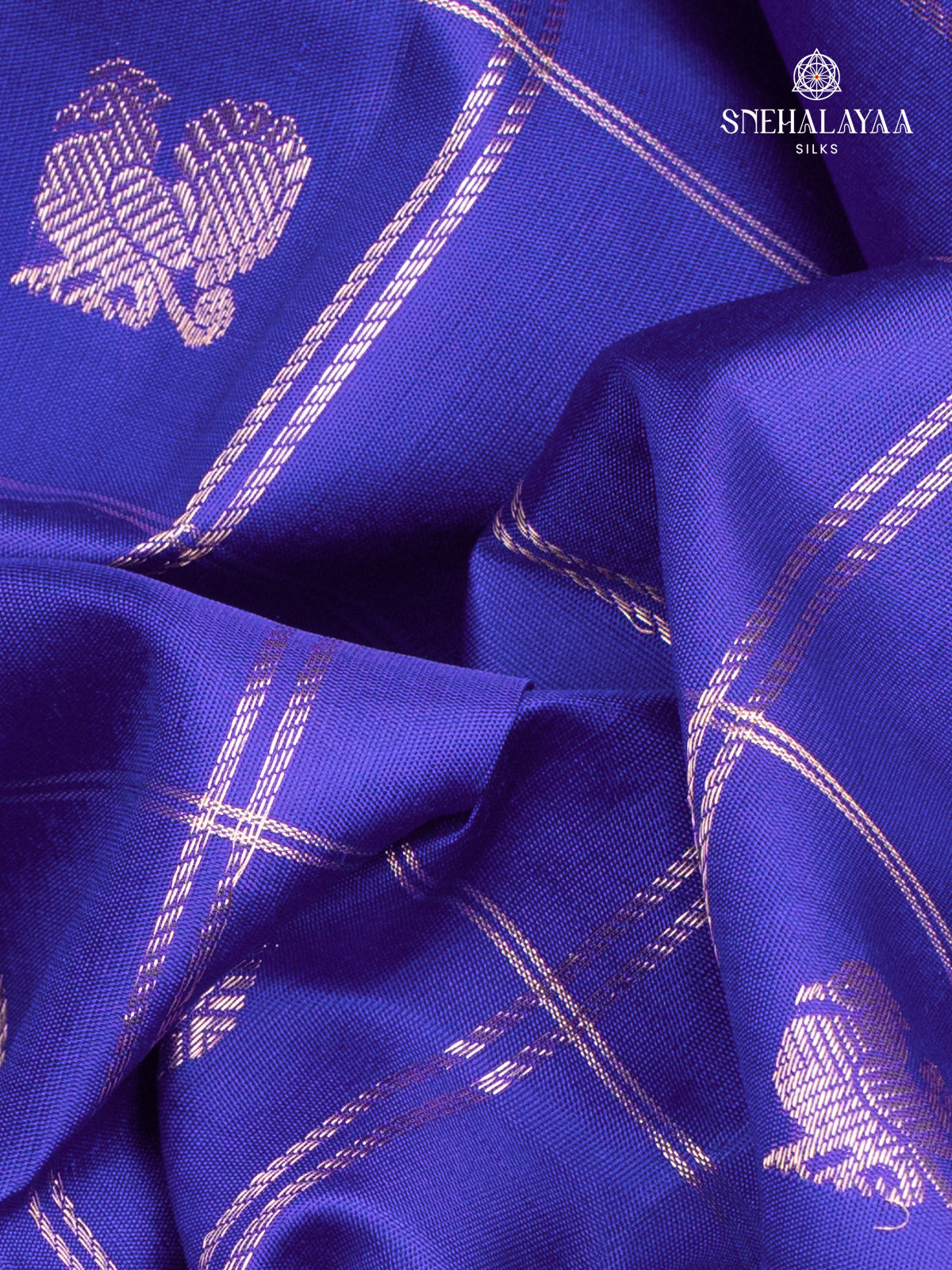 Royal Blue Kanjivaram Silk Saree