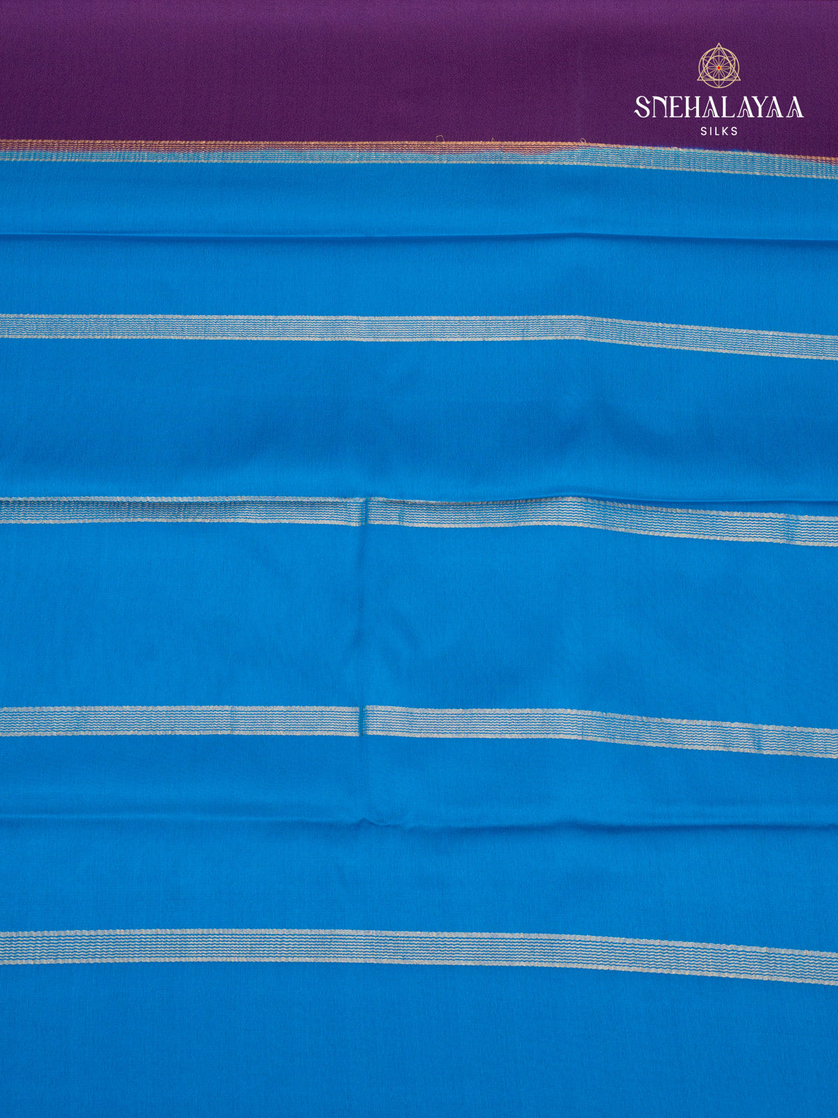 Purple Mysore Crepe Silk Saree