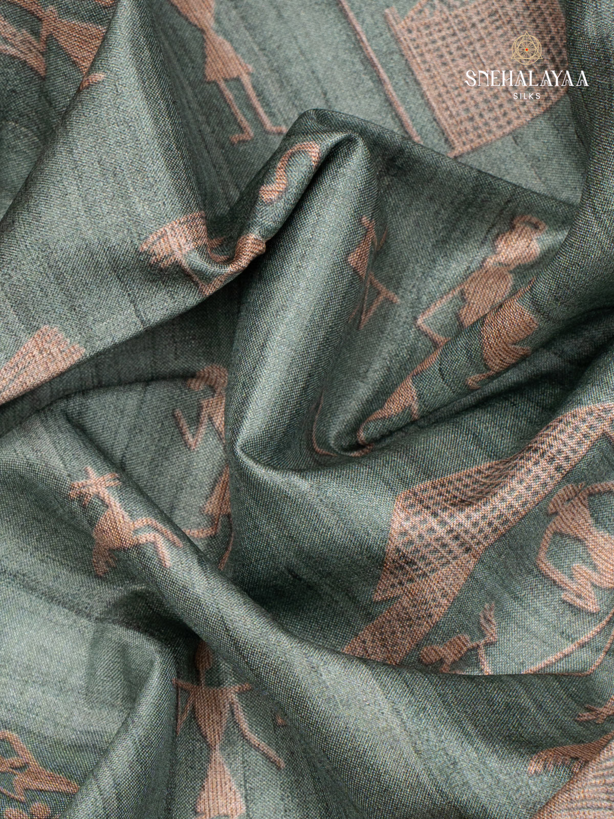 Grey Dola Saree