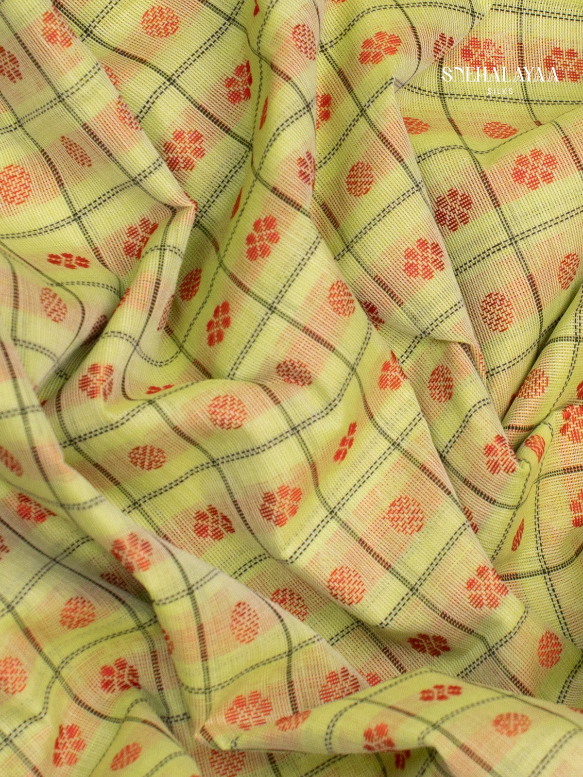 Light Green Kanchi Cotton Saree