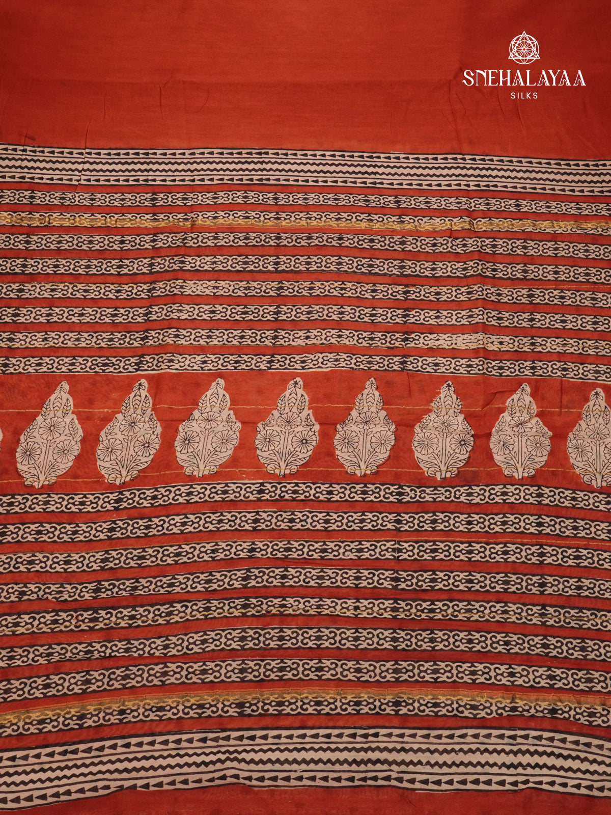 Red Chanderi Saree