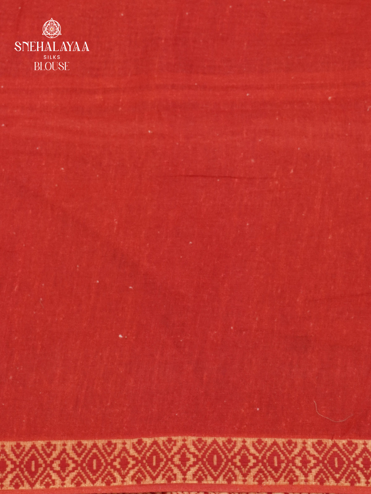 Blue Printed Linen Cotton Saree