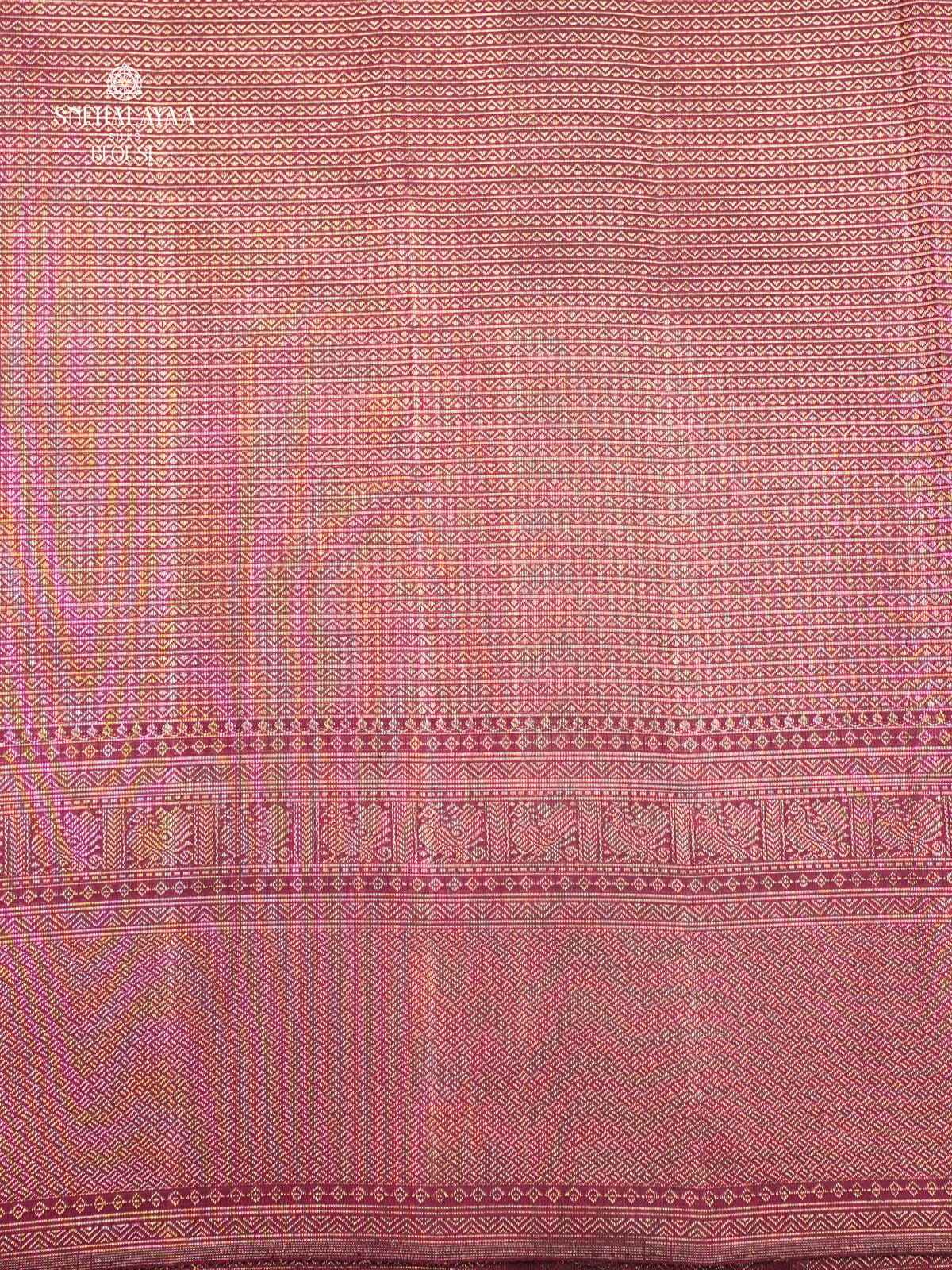 Wine Red Kanjivaram Silk Saree