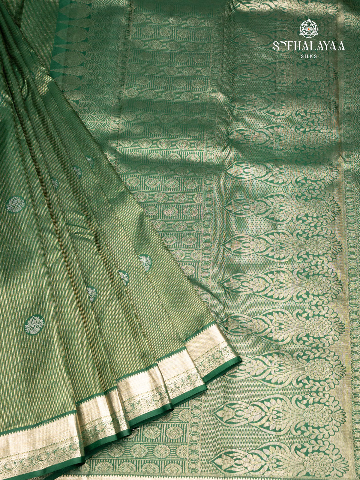 Green Kanjivaram Silk Saree