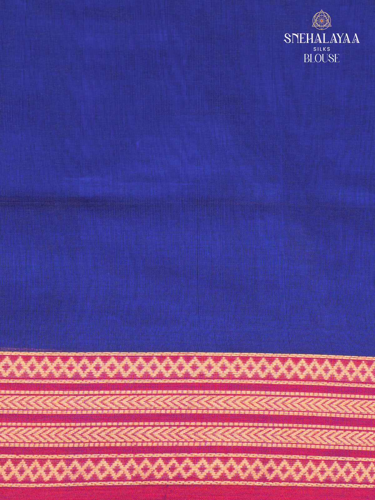 Dark blue Kanchi Silk Cotton Saree