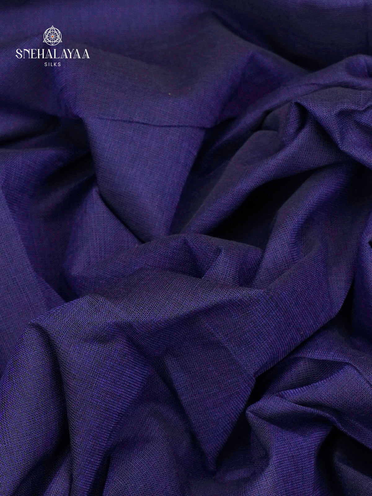 Navy Blue Chettinad Cotton Saree