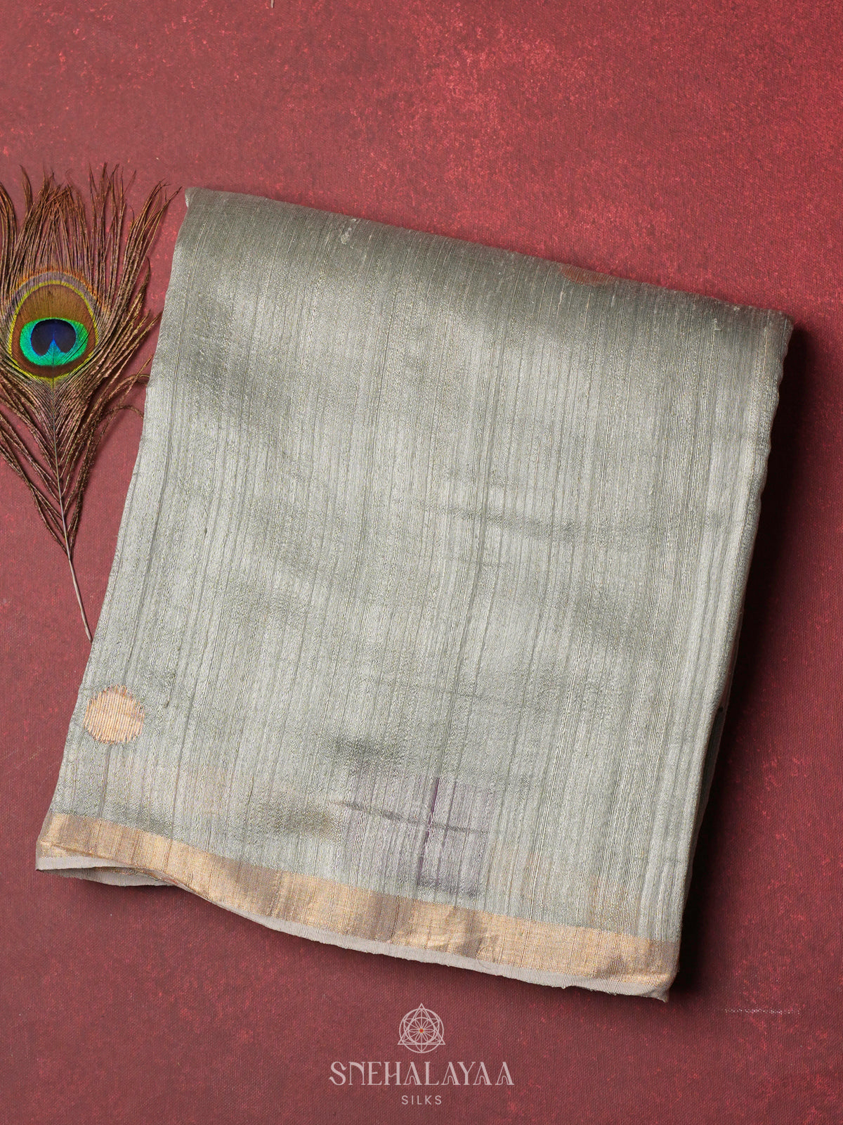 Grey Matka Saree
