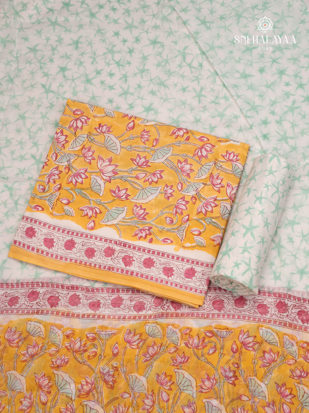 Jaipur Cotton 3-Piece Salwar Suit Material