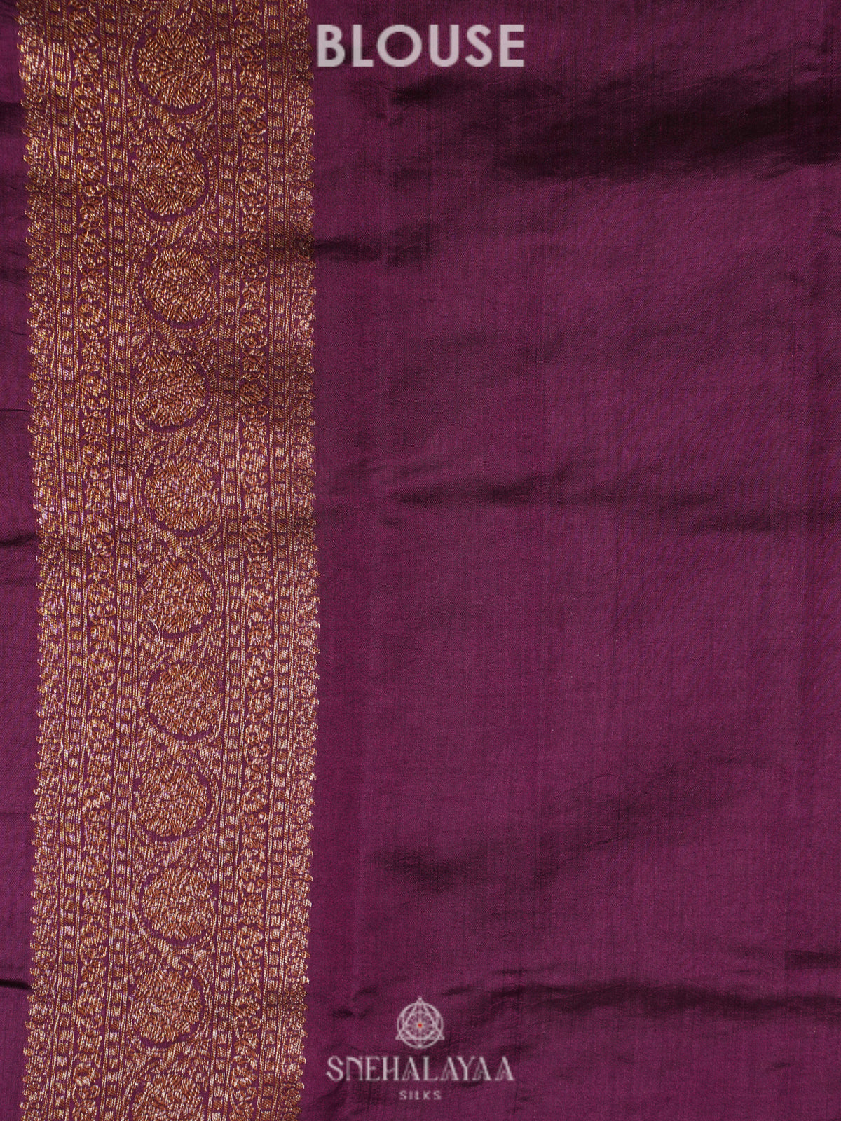 Purple Banaras Raw Silk Saree