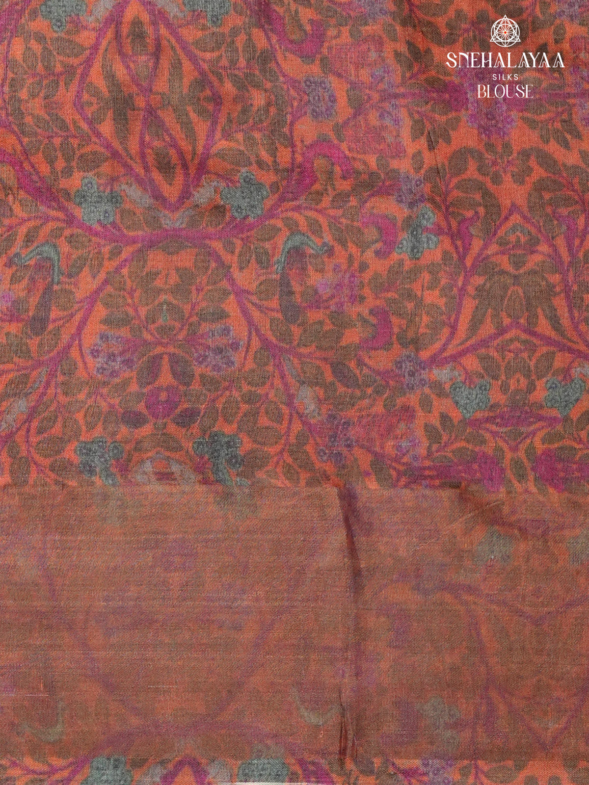 Lavender Tussar Silk Saree