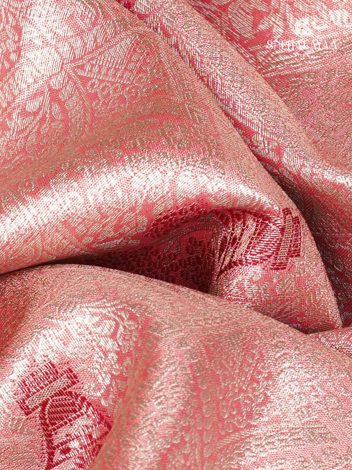 Pink Art Silk Saree
