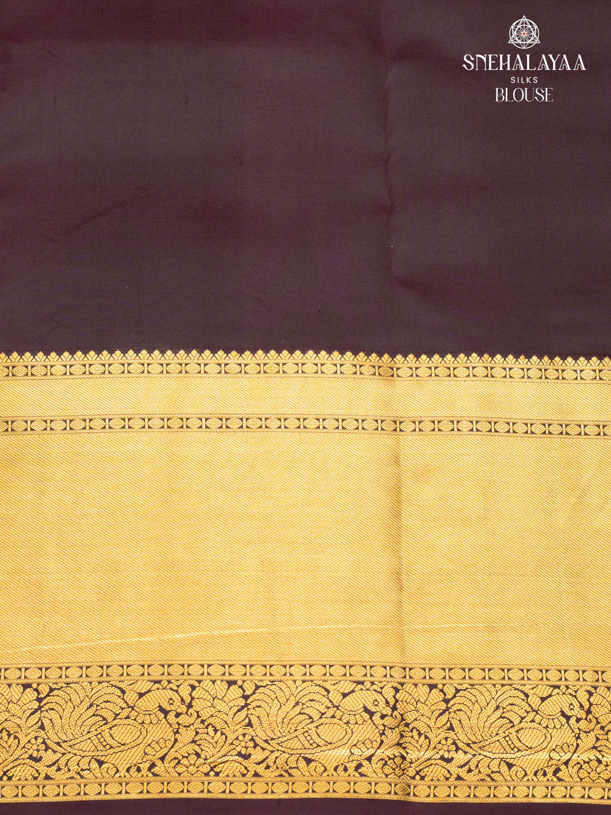 Brown Kanjivaram Silk Saree