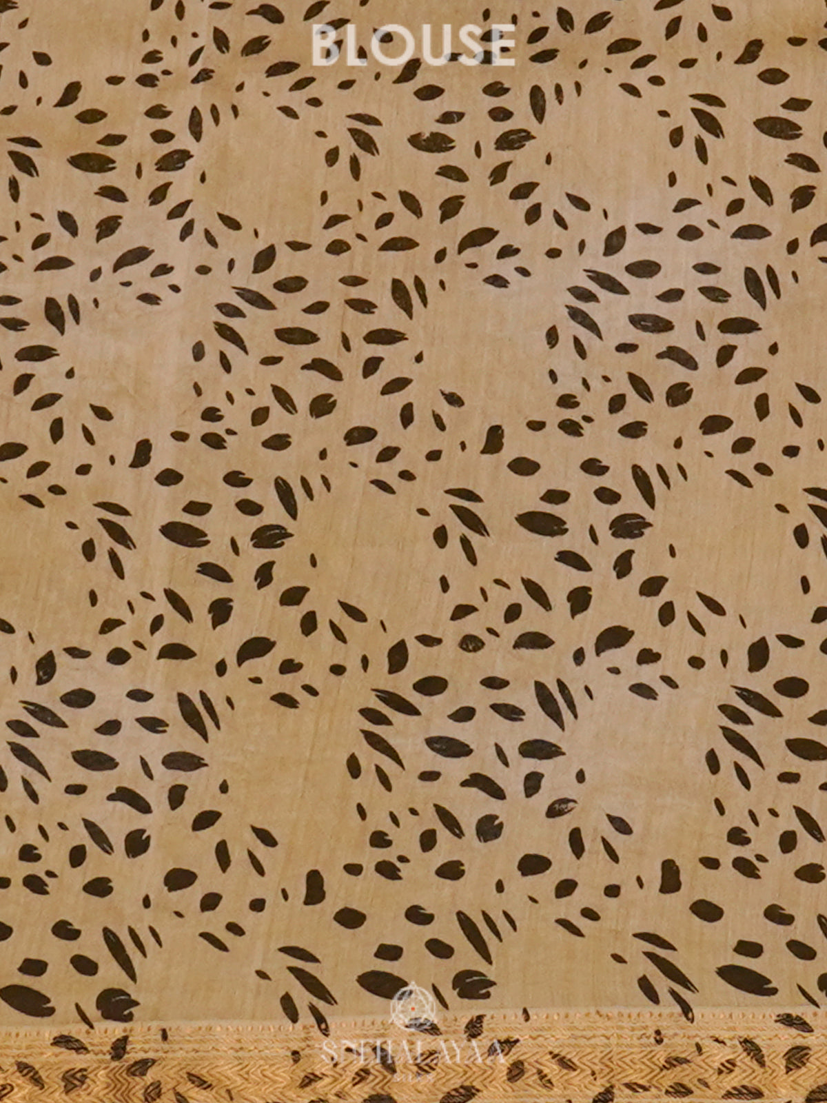 Cream Chanderi Saree